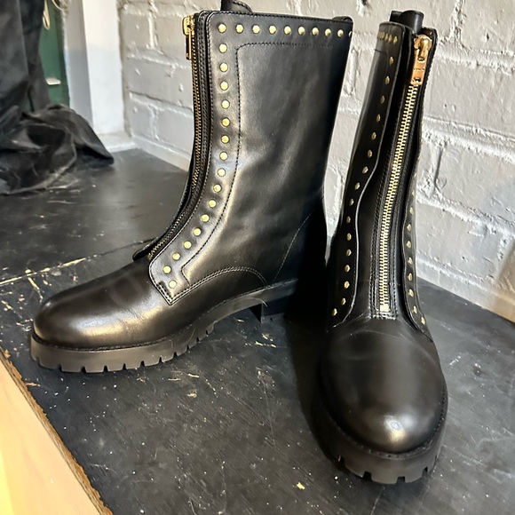 Coach LARA Studded Combat Boot size 9.5 with original Box - Picture 10 of 12